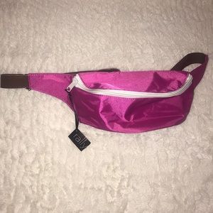 Pink Rally Fanny Pack (Cheetah Inside-Print)